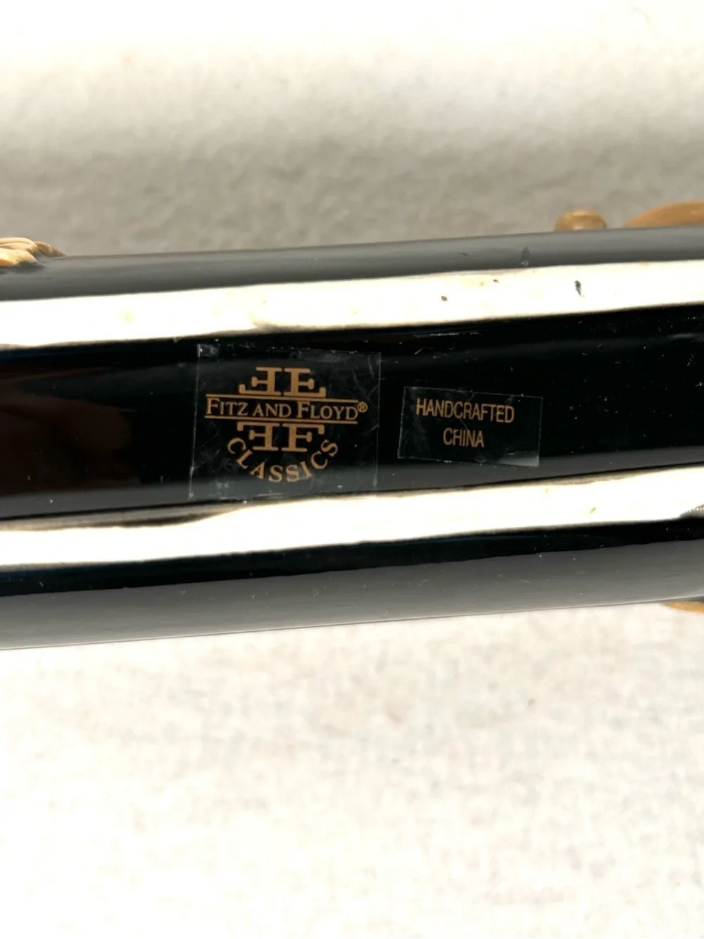 Fitz & Floyd Classics Collection Olive Tray Trinket Dish Grape Vine Leaf Branch